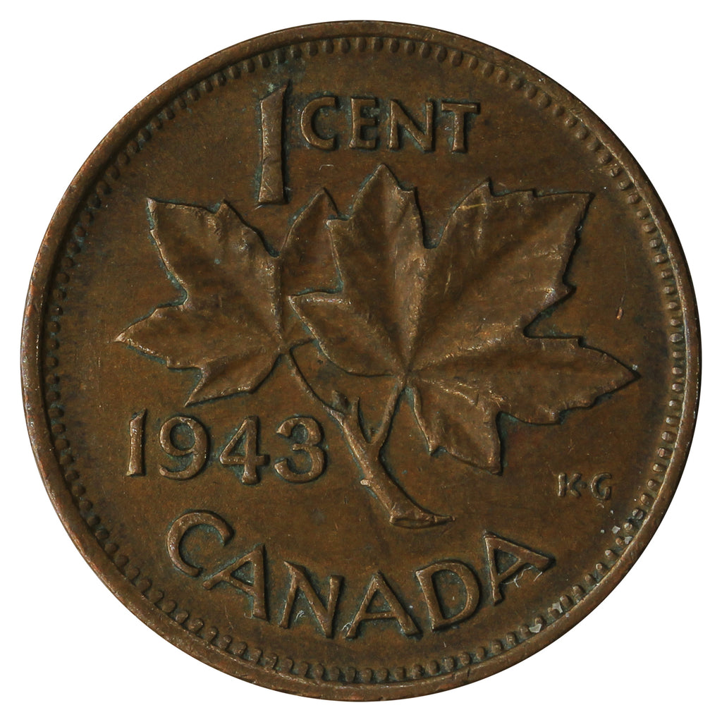 1943 Canada 1-cent Circulated