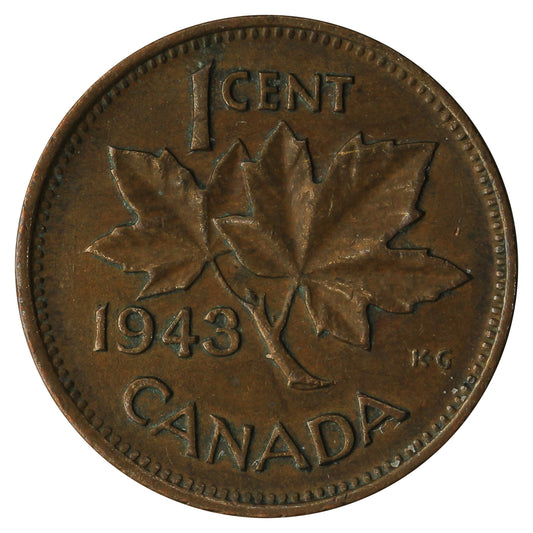 1943 Canada 1-cent Circulated