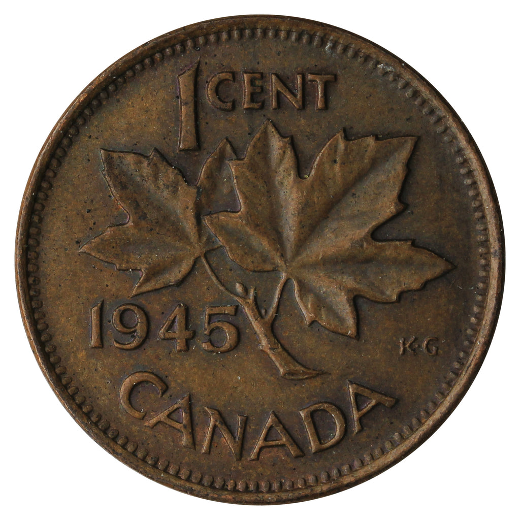 1945 Canada 1-cent Extra Fine (EF-40)