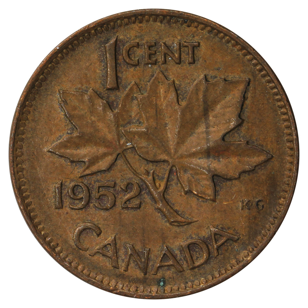 1952 Canada 1-cent Circulated