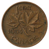 1954 Canada 1-cent Circulated