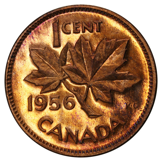 1956 Canada 1-cent Proof Like