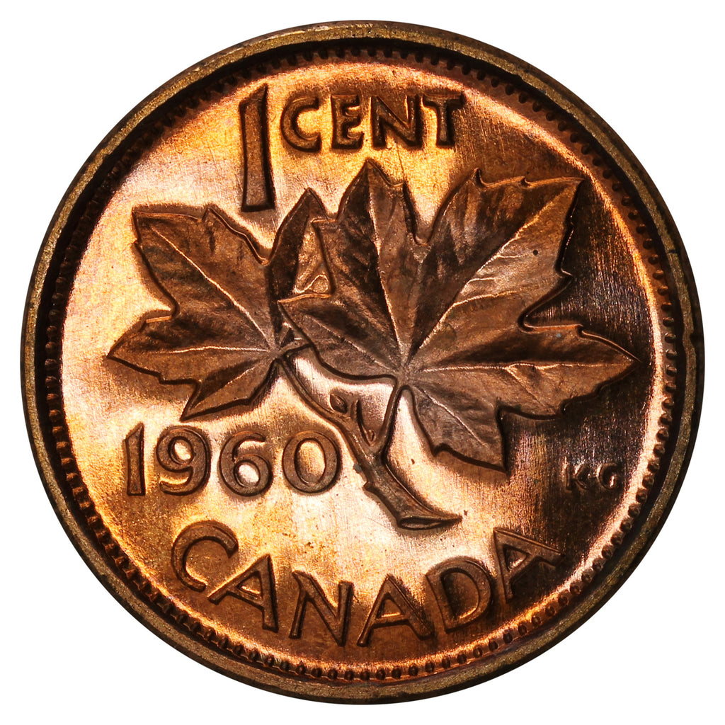 1960 Canada 1-cent Proof Like