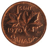 1970 Canada 1-cent ICCS Certified MS-66 Red