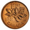 1981 Canada 1-cent Brilliant Uncirculated (MS-63)