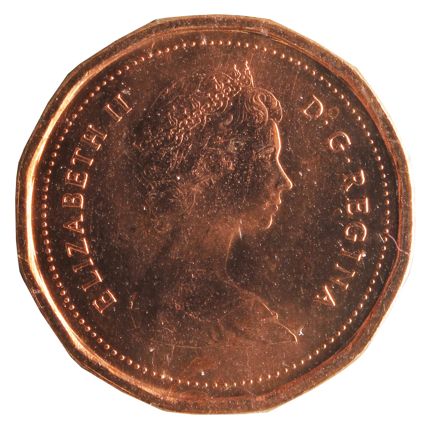 1982 Canada 1-cent ICCS Certified MS-65 Red