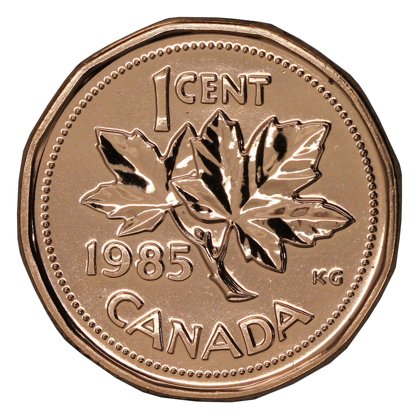 1985 Canada 1-cent Proof Like