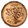 1987 Canada 1-cent Brilliant Uncirculated (MS-63)