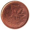 2001 Canada 1-cent ICCS Certified MS-66 Red