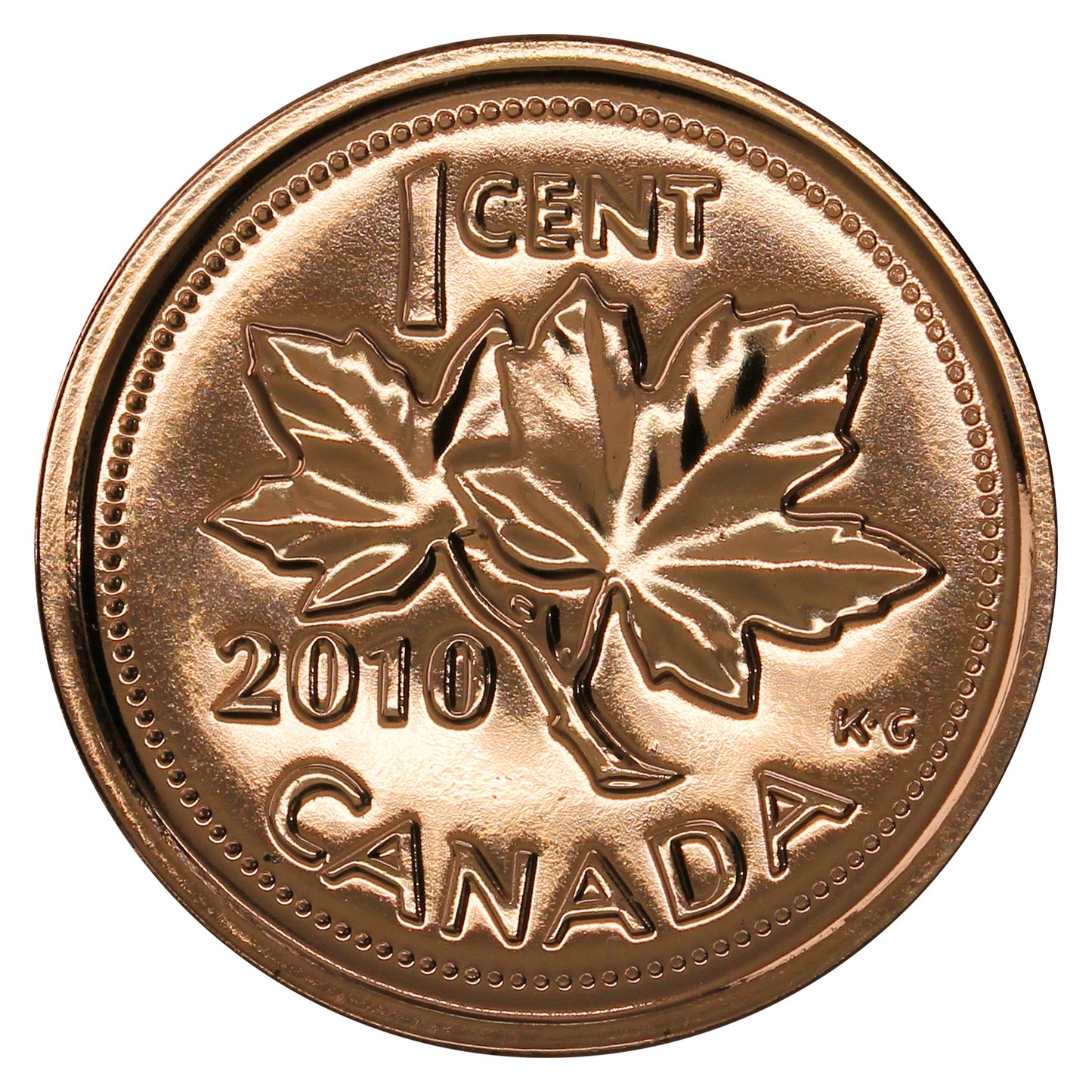 2010 Magnetic Canada 1-cent Proof Like