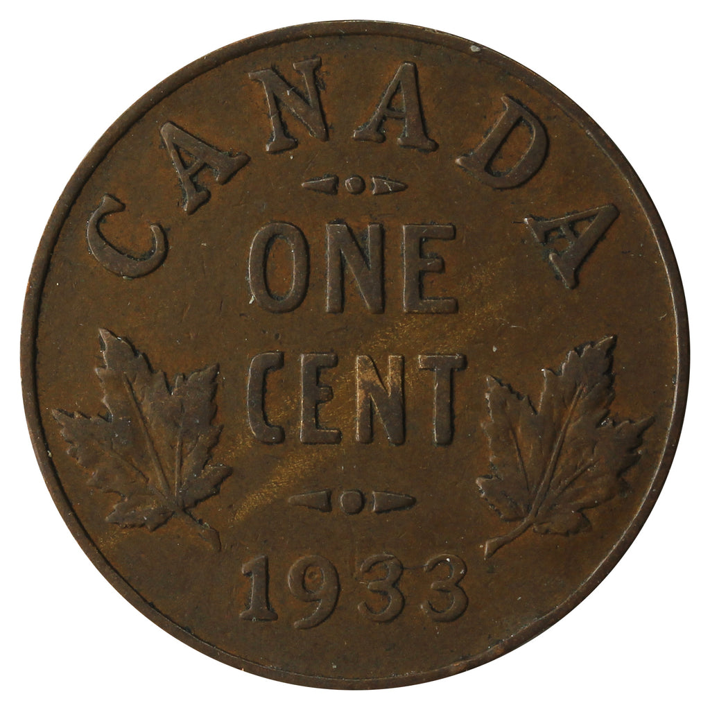 1933 Canada 1-cent Circulated