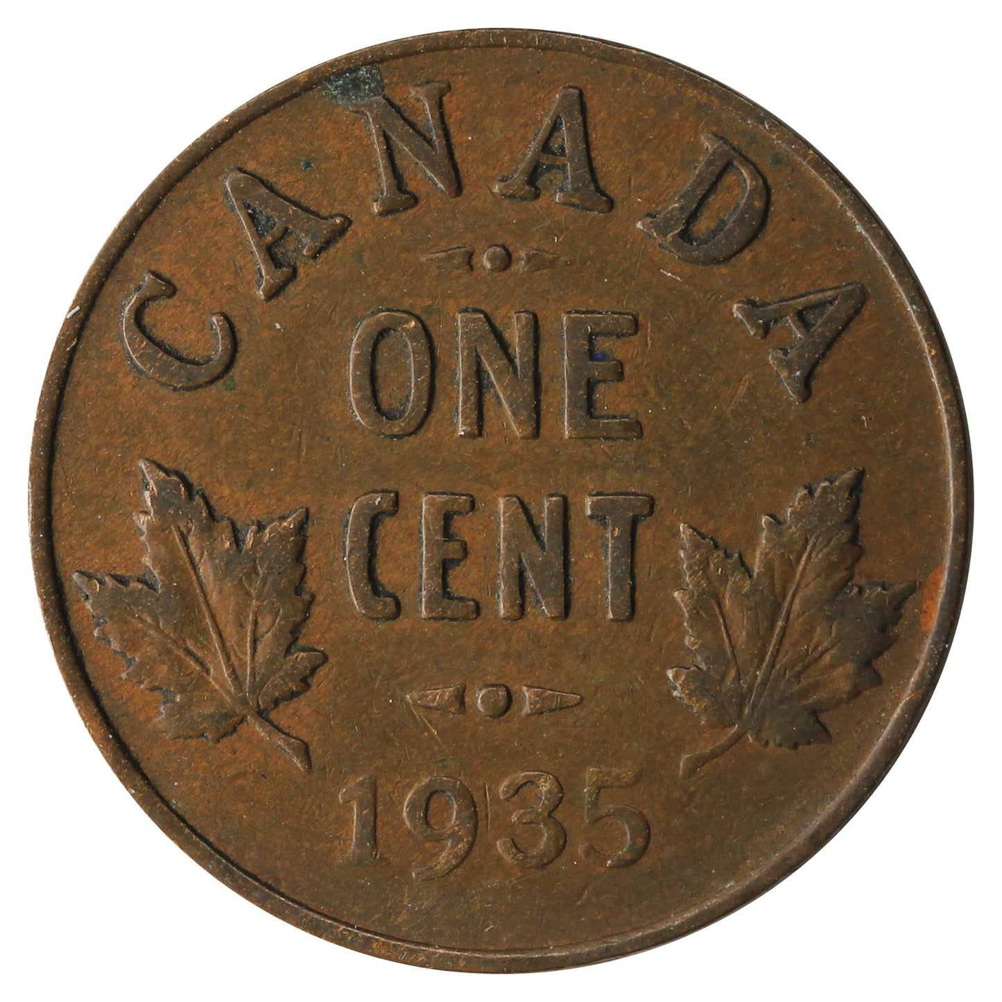 1935 Canada 1-cent Circulated