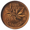 1939 Canada 1-cent ICCS Certified MS-66 Red (XMY 378)