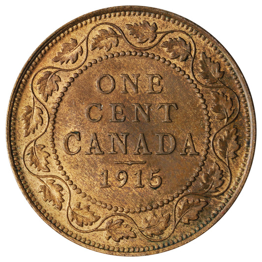 1915 Canada 1-cent UNC+ (MS-62) $