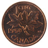 1958 Canada 1-cent ICCS Certified PL-65 Red