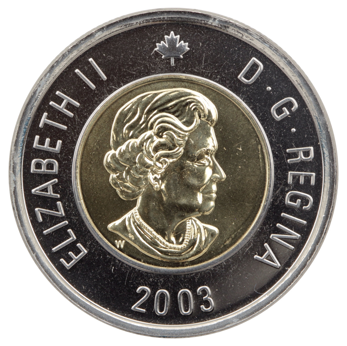 2003W New Effigy Canada Two Dollar Proof Like (Mint Set Issue Only)