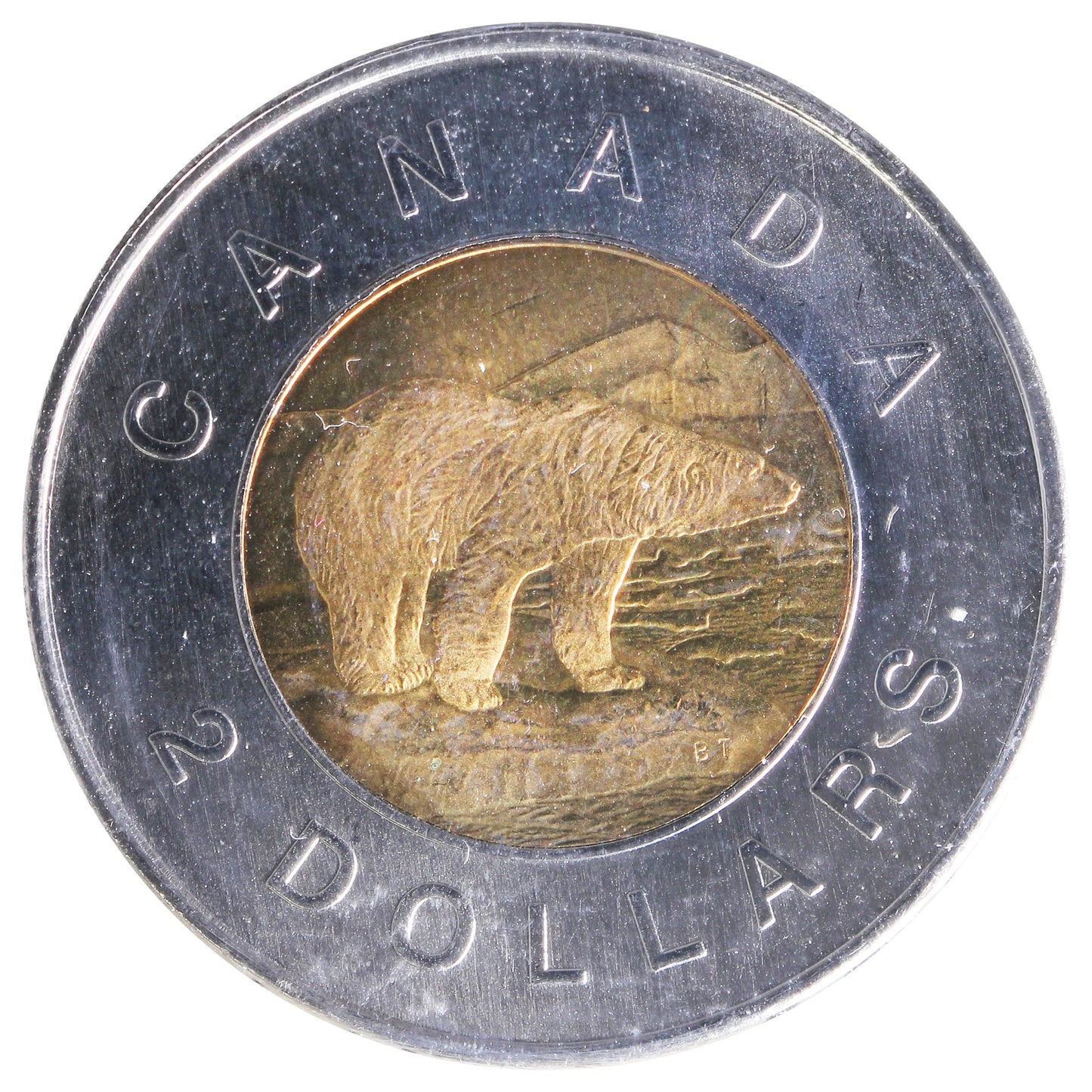 2008 Polar Bear Canada Two Dollar ICCS Certified MS-65