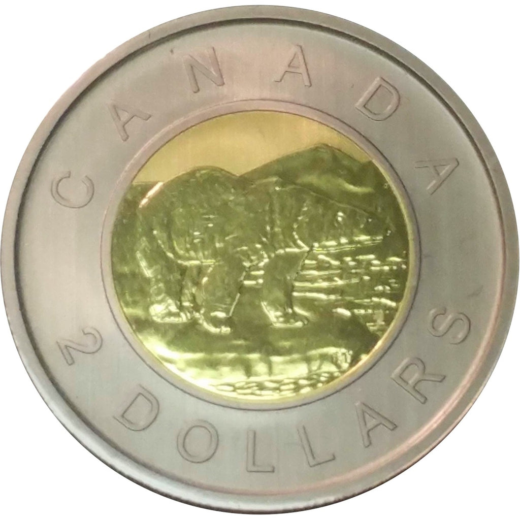 2014 Old Generation Canada Two Dollar Specimen