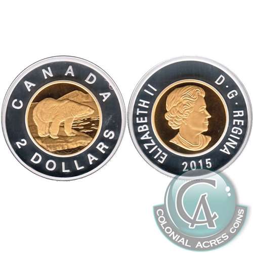 2015 Canada Two Dollar Silver Proof (No Tax)