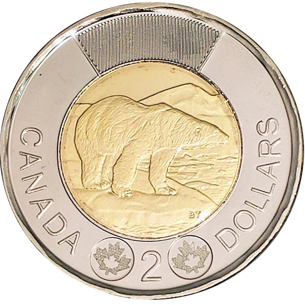 2018 Polar Bear Canada Two Dollar Brilliant Uncirculated (MS-63)