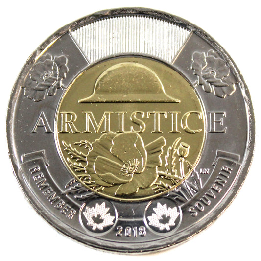 2018 Armistice Canada Two Dollar Brilliant Uncirculated (MS-63)