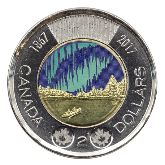 2017 Coloured Dance Canada Two Dollar Circulated