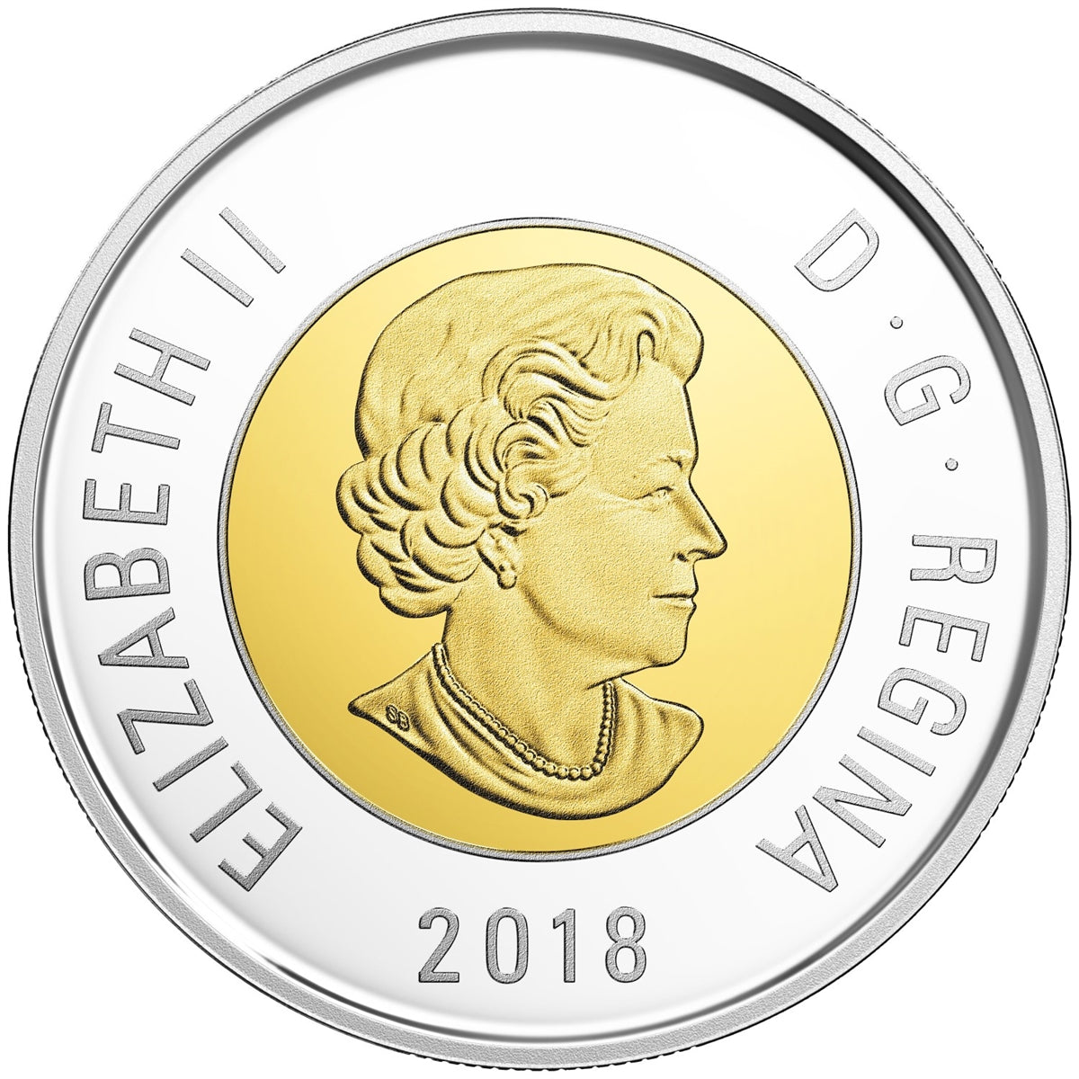 2018 Canada Two Dollar Silver Proof (No Tax)