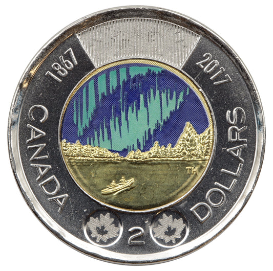 2017 Coloured Dance Canada Two Dollar Brilliant Uncirculated (MS-63)