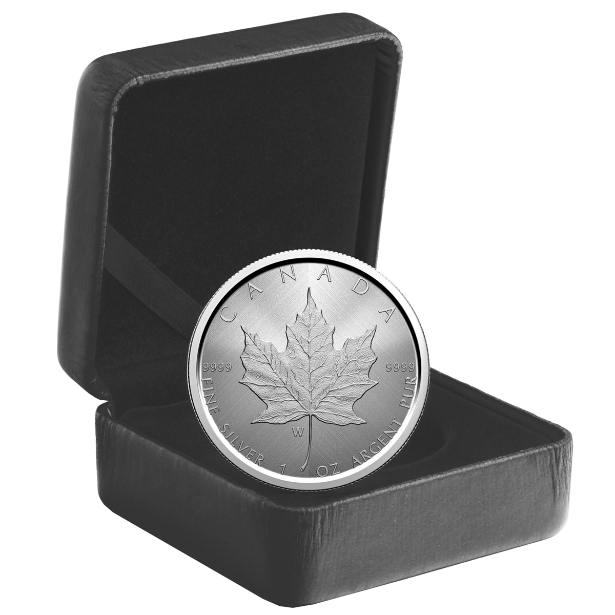 2021-W Canada $5 Silver Maple Leaf with W Mint Mark (No Tax)