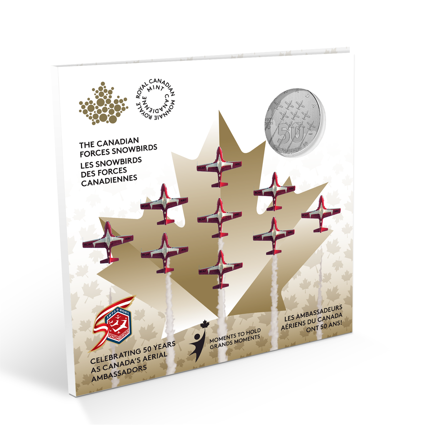 2021 Canada $5 Moments to Hold: The Snowbirds Fine Silver (No Tax)