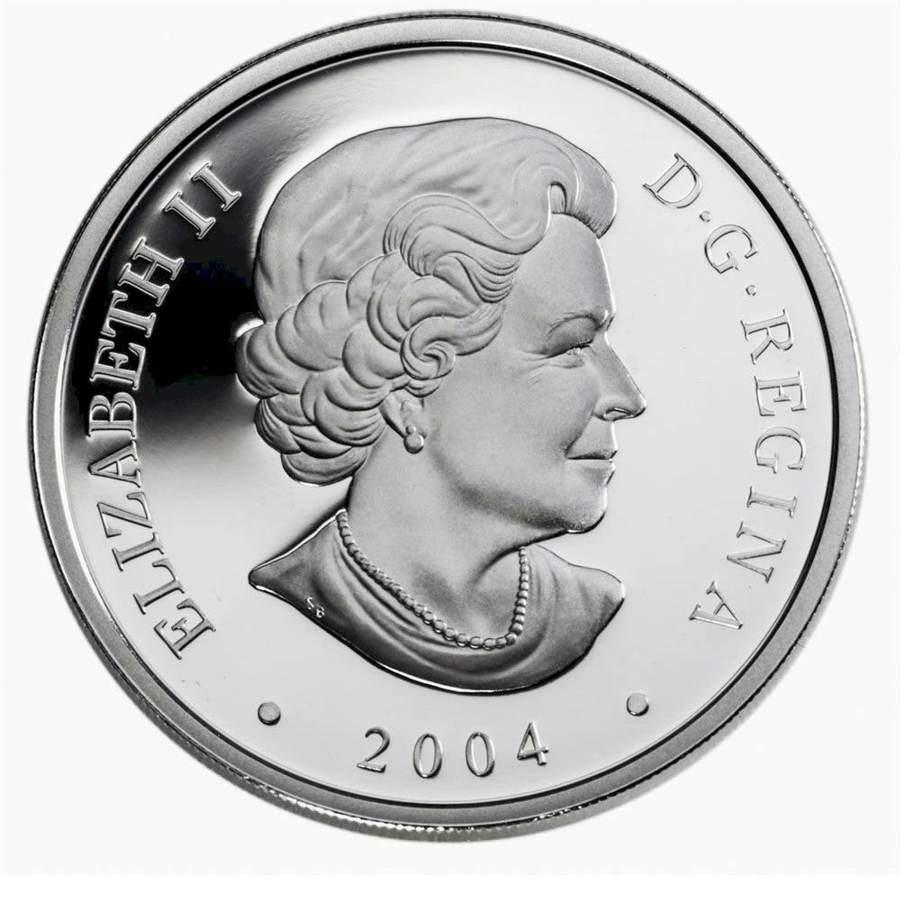 2004 Canada $20 Natural Wonders - Hopewell Rocks Fine Silver (No Tax)