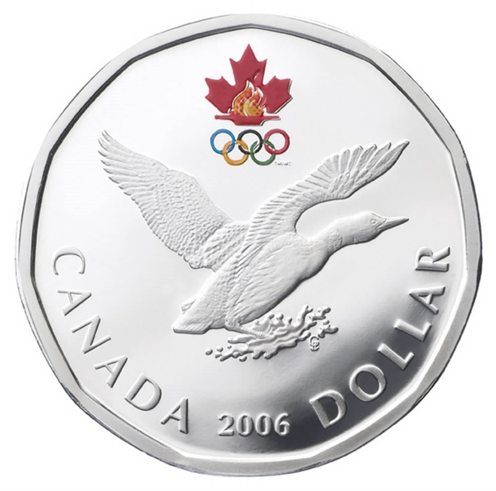 2006 Canada Lucky Loon Sterling Silver Dollar