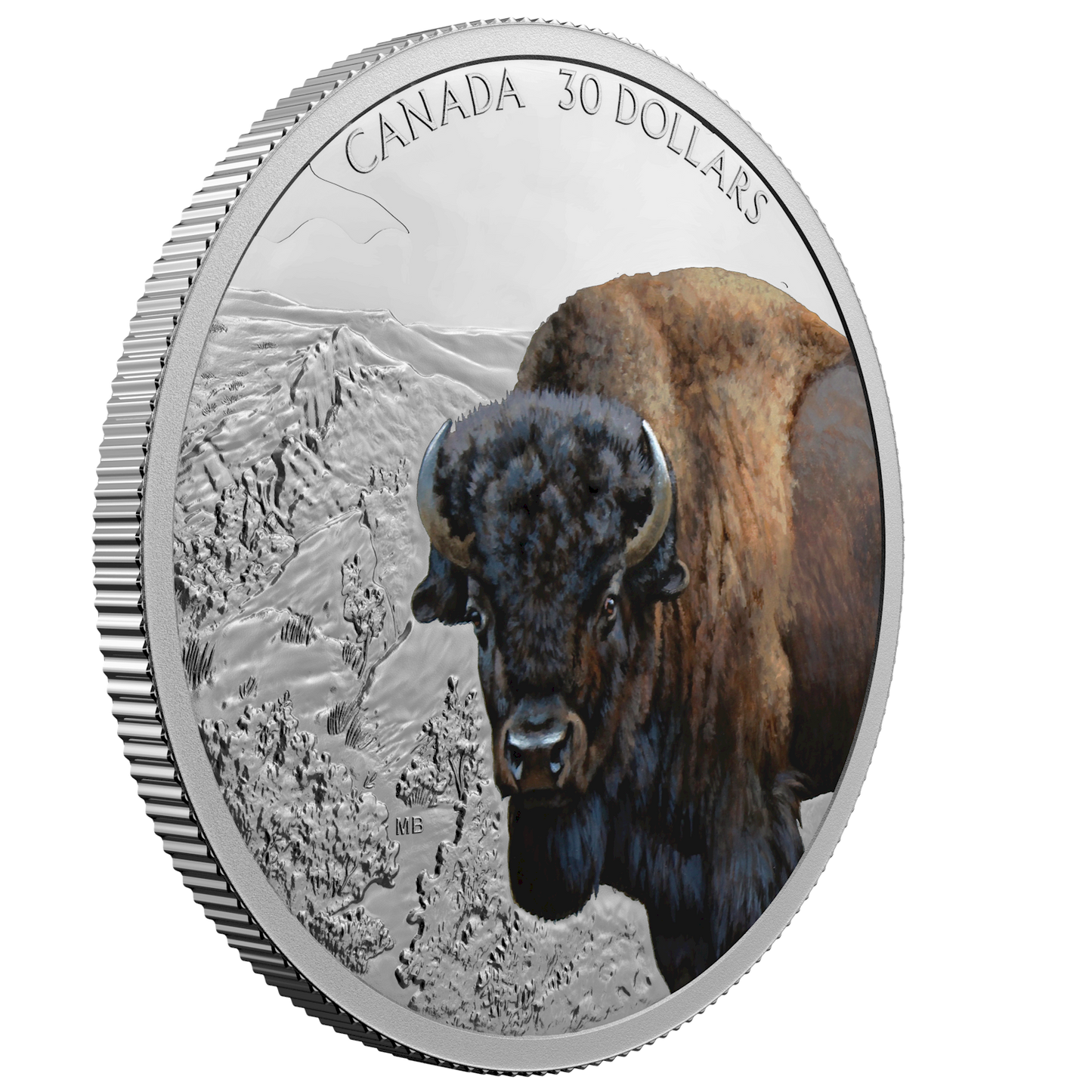 2021 Canada $30 Imposing Icons - Bison Fine Silver (No Tax)