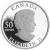 2007 50-cent Canadian Floral Collection - Golden Forget-Me-Not Sterling