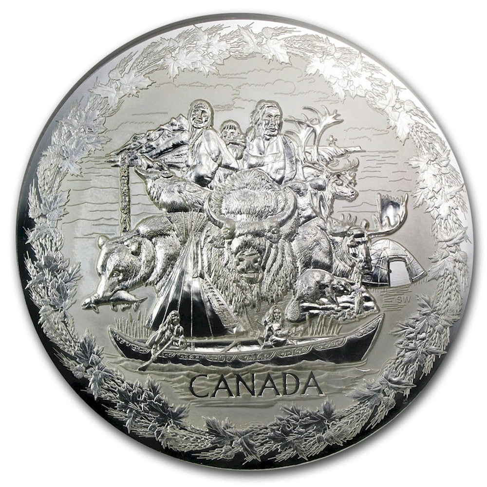 2007 $250 Early Canada Olympic Fine Silver Kilo (TAX Exempt)