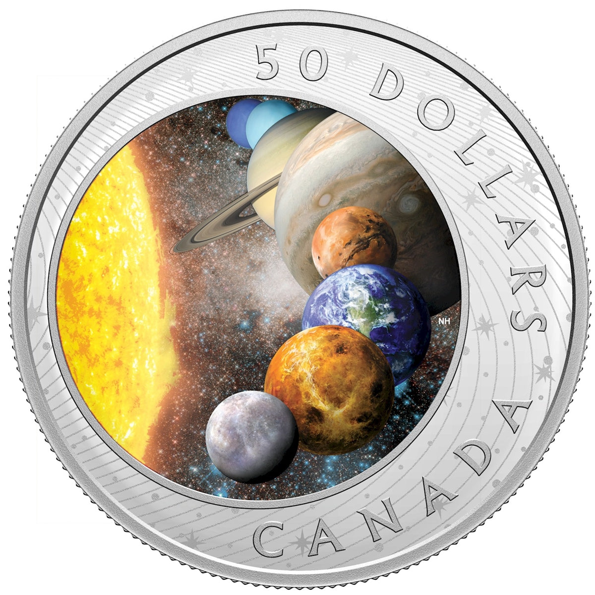 2021 Canada $50 The Solar System Fine Silver (No Tax)