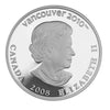 2008 Canada $25 Freestyle Olympic Skiing Sterling Silver Hologram