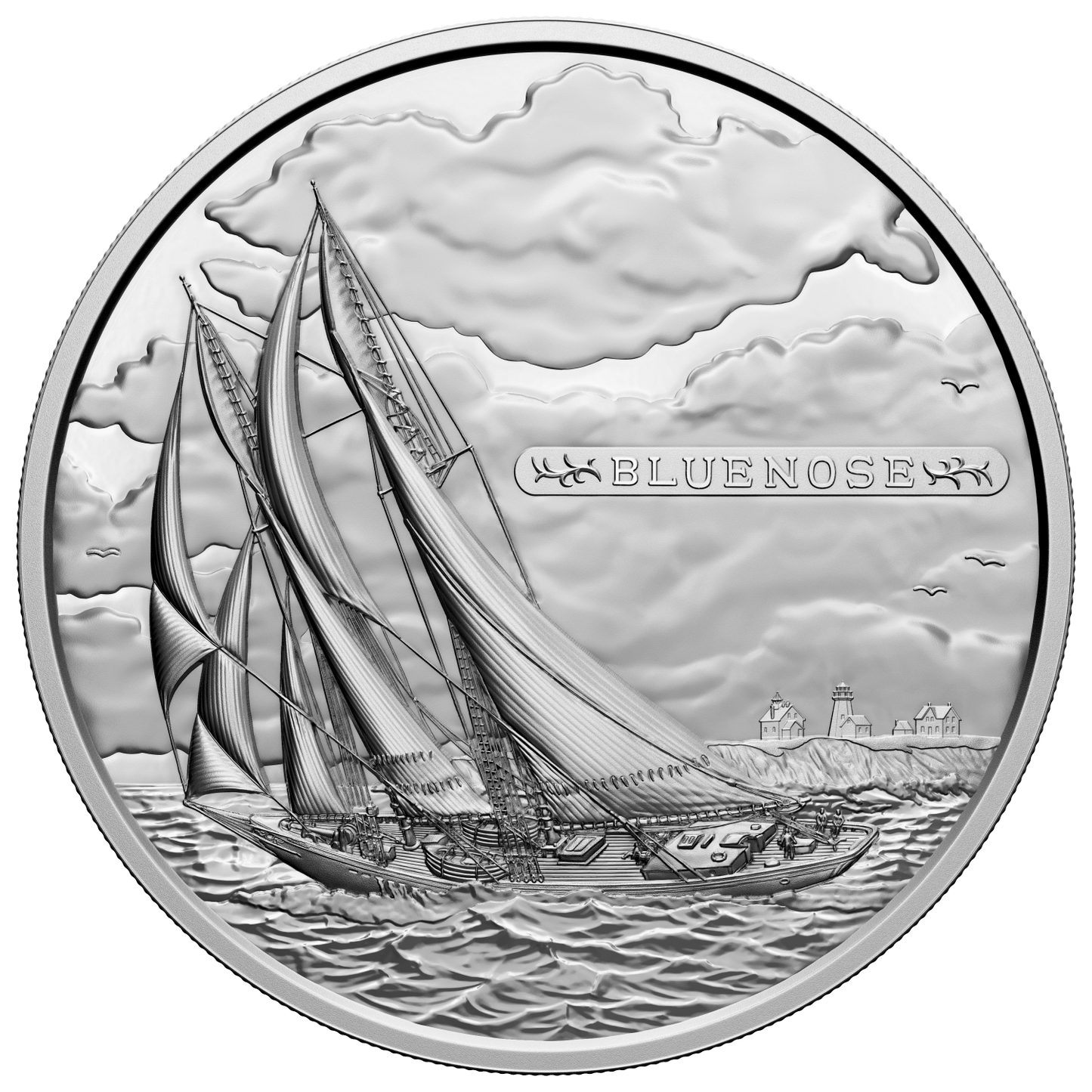 2021 Canada $500 100th Anniversary of the Bluenose 5 Kilogram Fine Silver (No Tax)