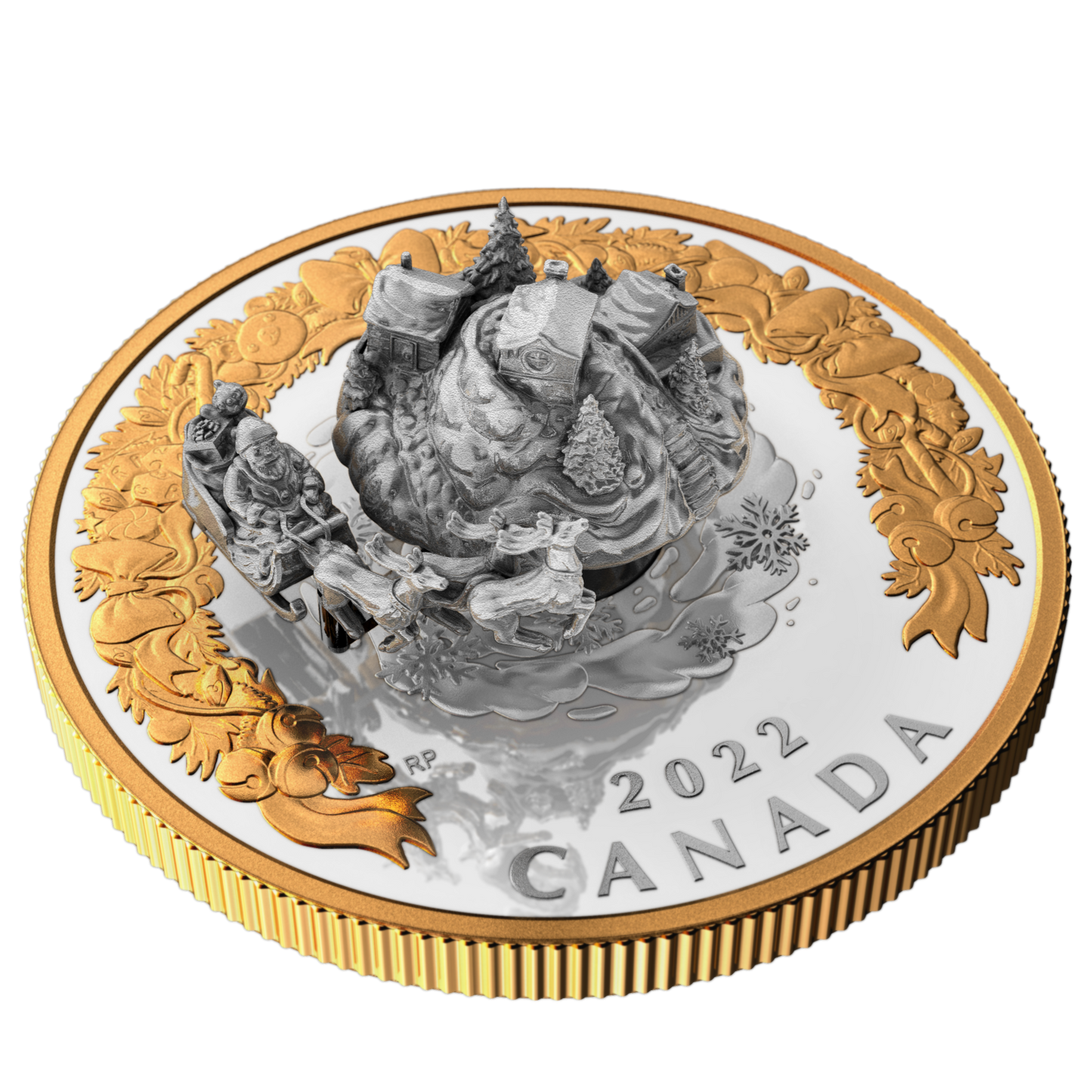 2022 Canada $50 Holiday Splendour Fine Silver Coin