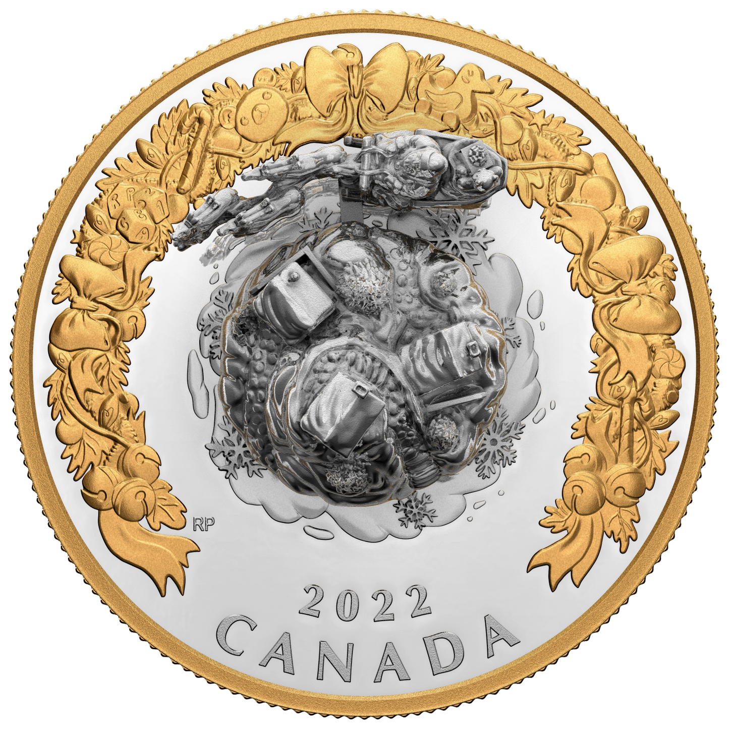 2022 Canada $50 Holiday Splendour Fine Silver Coin