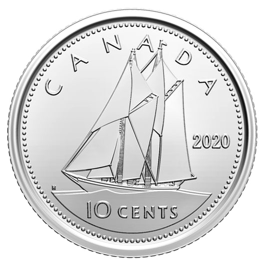 2020 Canada 10-cents Brilliant Uncirculated (MS-63)