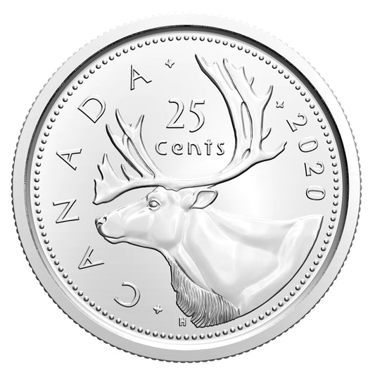 2020 Canada 25-cents Brilliant Uncirculated (MS-63)