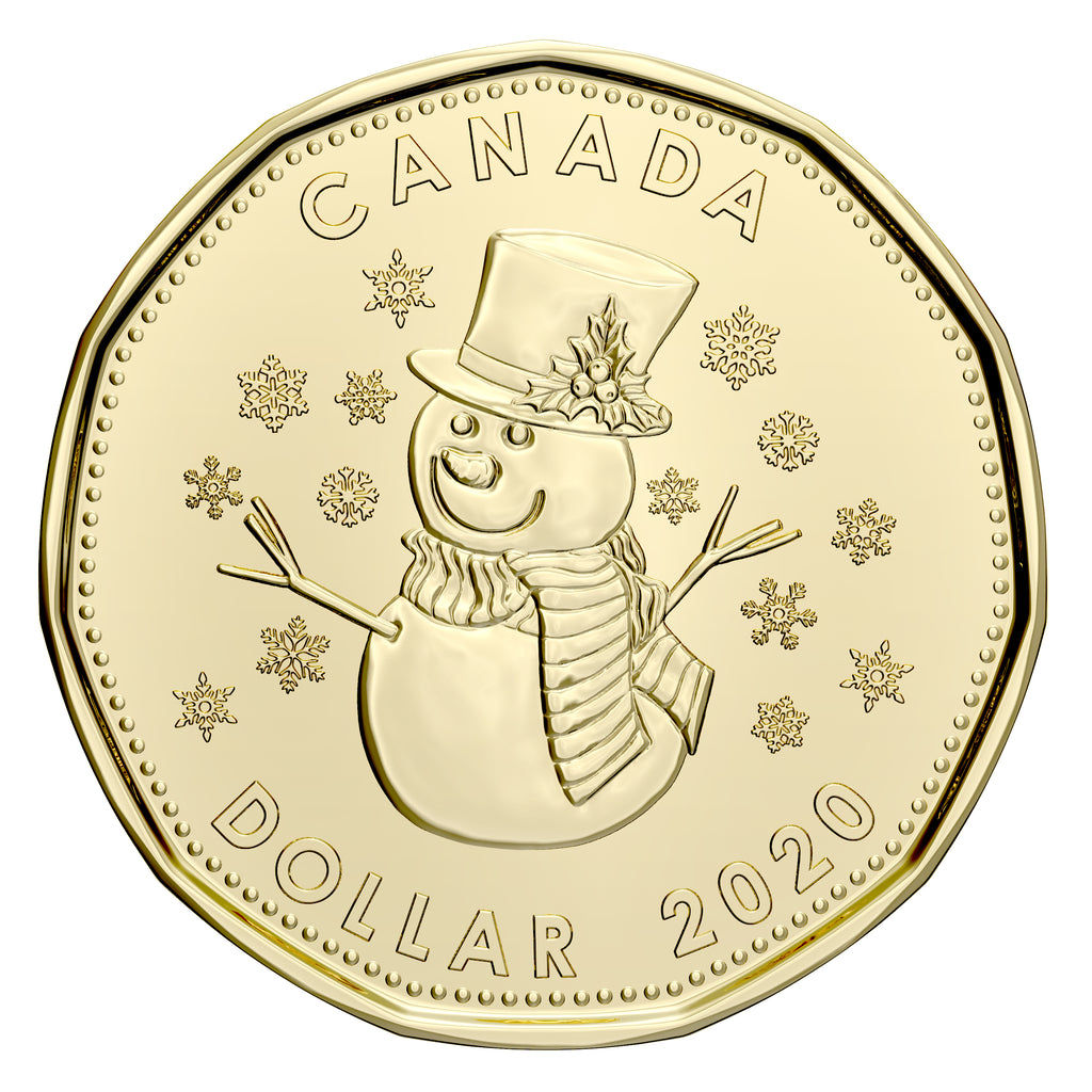 2020 Christmas Canada Dollar Brilliant Uncirculated (MS-63)