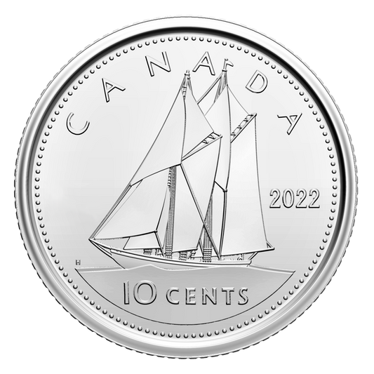 2022 Canada 10-cents Brilliant Uncirculated (MS-63)