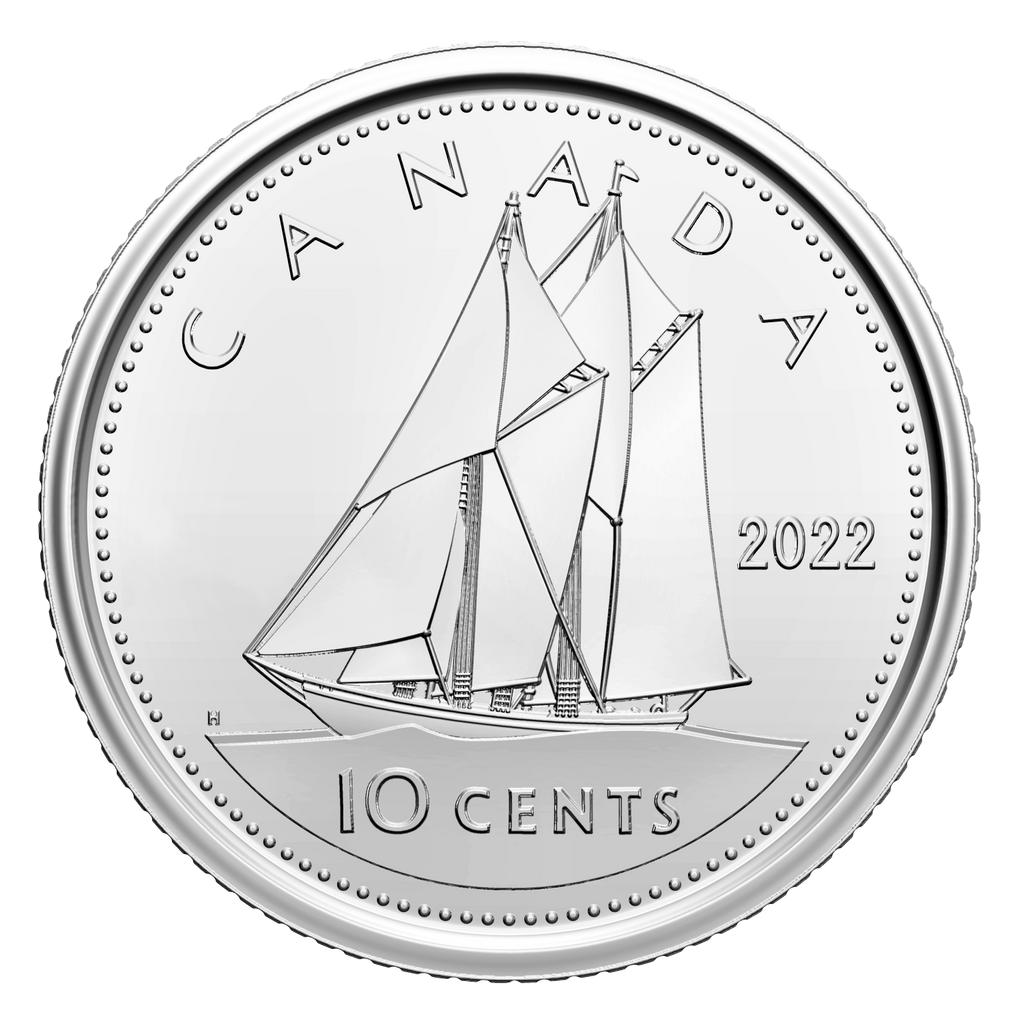 2022 Canada 10-cents Silver Proof (No Tax)