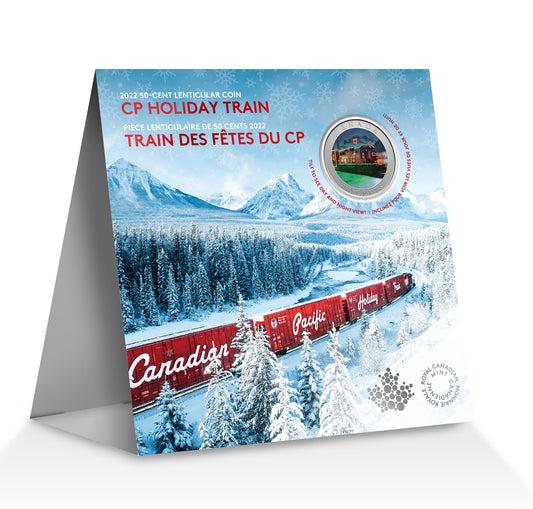 2022 Canada 50-cent CP Holiday Train Lenticular Coin