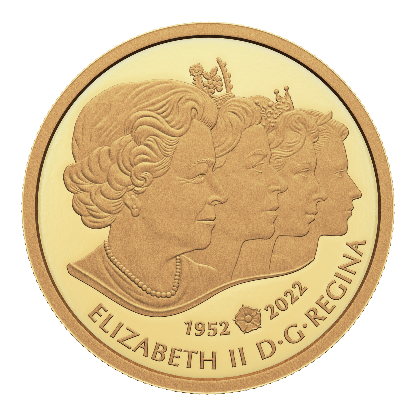 2022 Canada $200 Queen Elizabeth II's Royal Cypher Pure Gold (No Tax)