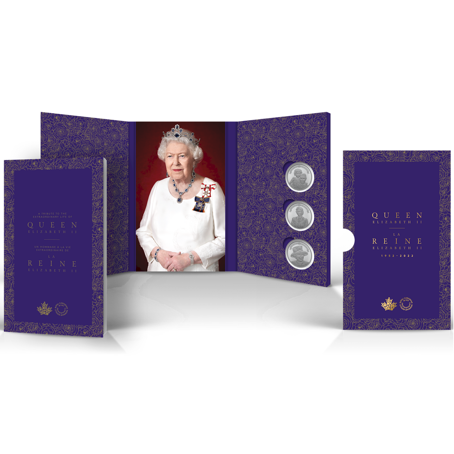 2022 Canada $20 A Tribute to an Extraordinary Life Fine Silver 3-coin Set (No Tax)