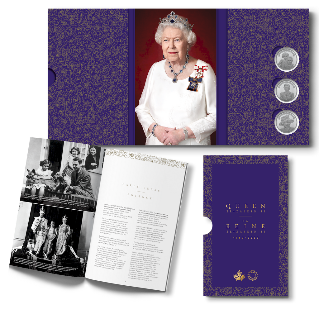 2022 Canada $20 A Tribute to an Extraordinary Life Fine Silver 3-coin Set (No Tax)