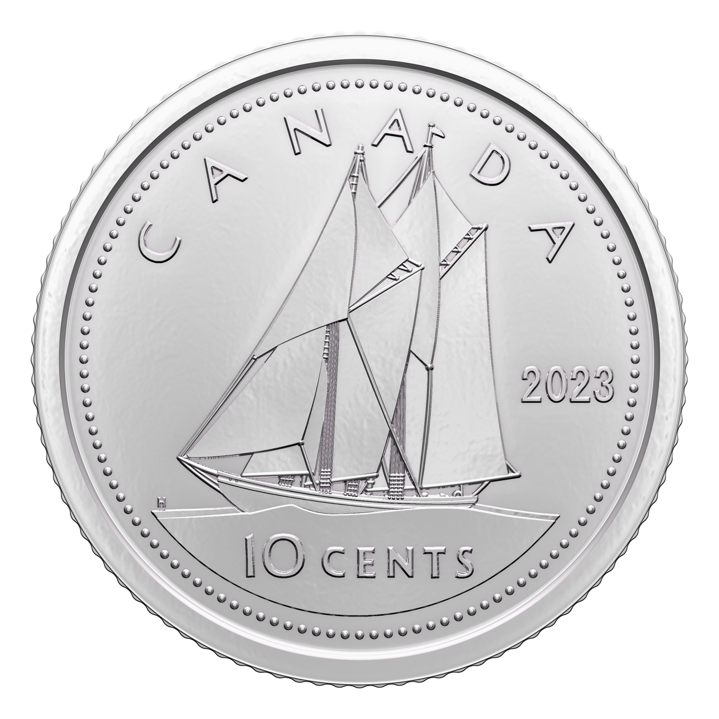 2023 Canada QEII Collector's Edition 10-cent Special Wrapped Roll of 50pcs